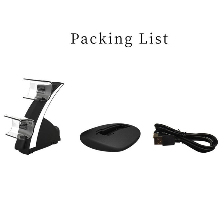 iplay HBP-253 For PS5 Game Wireless Handle Double Charging Base Placement Bracket(Black) - free shipping - PMC TechLife - Order now!