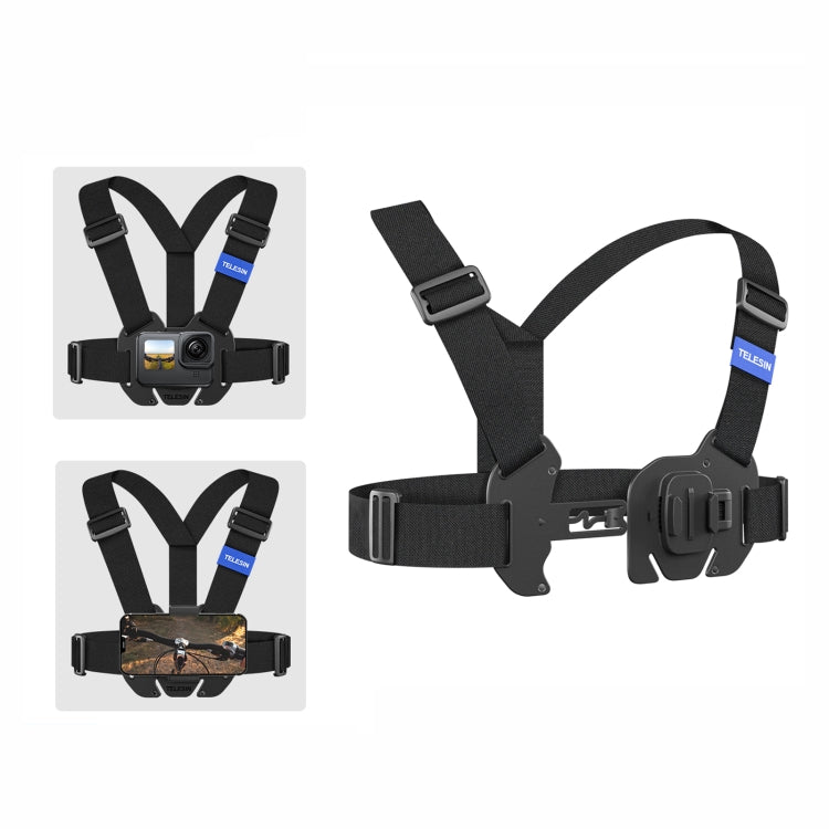 TELESIN  Chest Strap Mount Waistcoat Belt  Mount For Action Camera - Chest Belt by TELESIN | Online Shopping South Africa | PMC TechLife