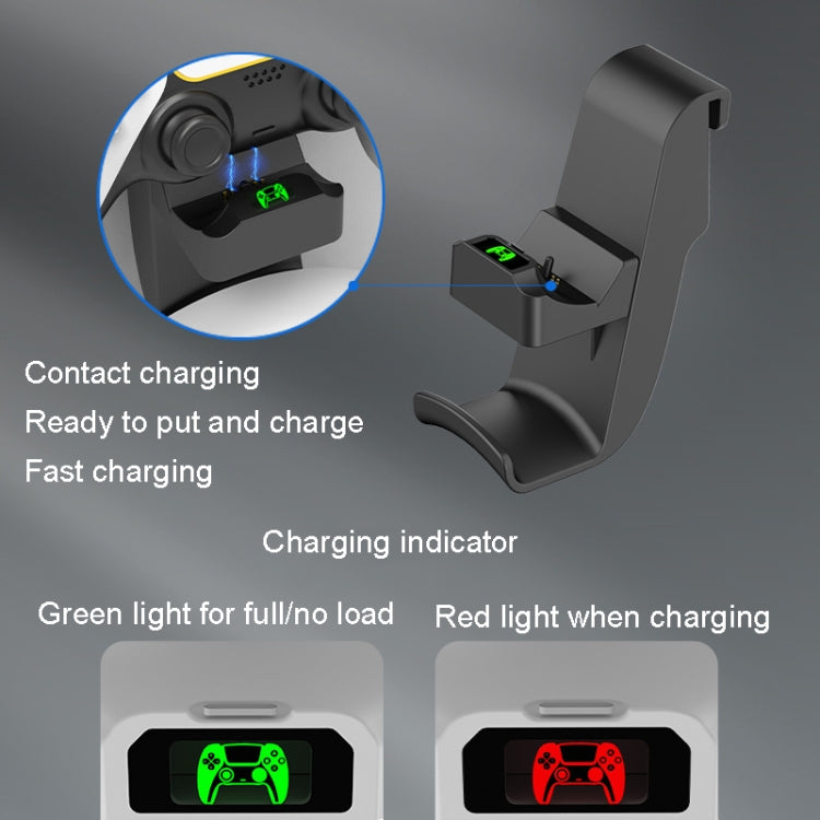 iplay HBP-293 For PS5 Suspension Handle Charging Seat Headphone Storage Hook Game Console Hanger(Black) - Charger & Power by iplay | Online Shopping South Africa | PMC TechLife | Buy Now Pay Later Mobicred