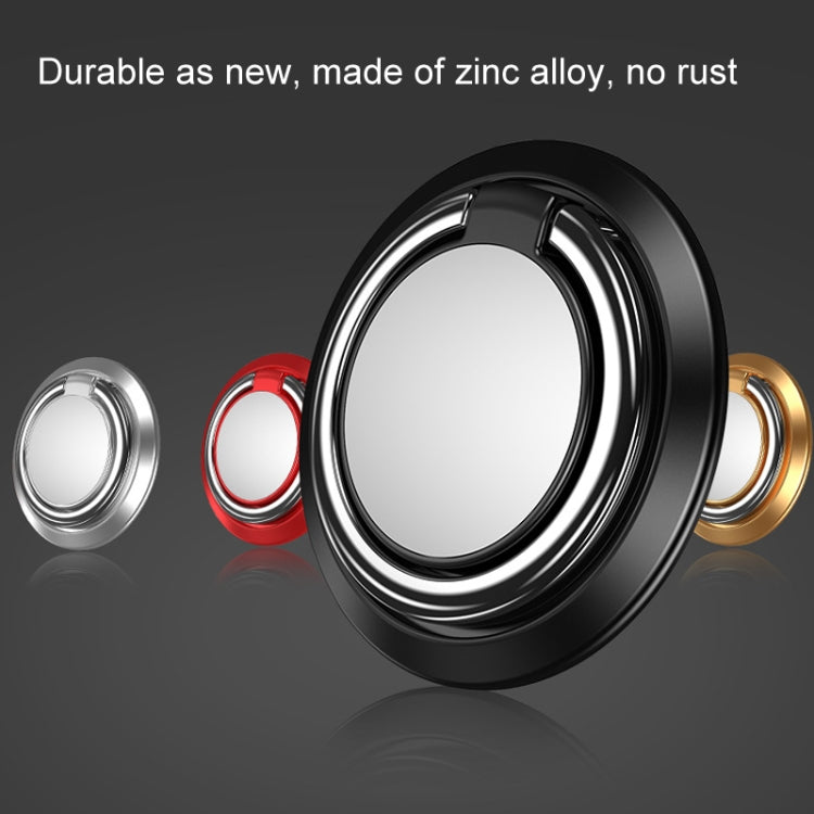 5pcs Car Magnetic Metal Ring Buckle Mobile Phone Holder(Hawthorn Red) - Ring Holder by PMC TechLife | Online Shopping South Africa | PMC TechLife