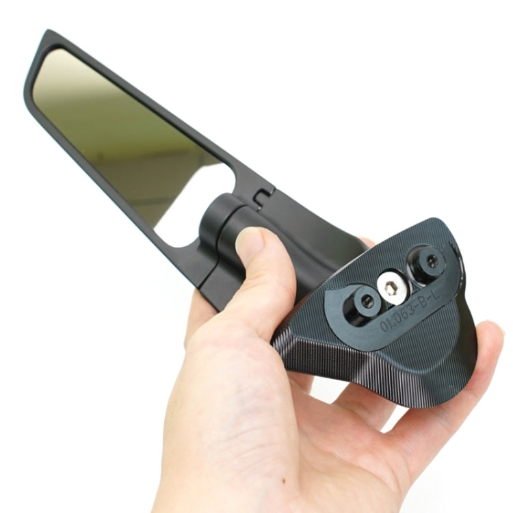 For YAMAHA YZF-R6/R7 Motorcycle Fixed Wing Reflector(Black) - Side Mirrors by PMC TechLife | Online Shopping South Africa | PMC TechLife | Buy Now Pay Later Mobicred