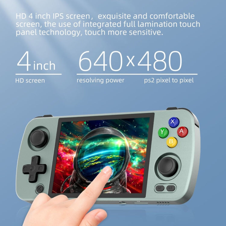 ANBERNIC RG405M Handheld Game Console 4 Inch IPS Touch Screen Aluminum Alloy Android 12 System 128G+128G 3100+Games(Gray) - free shipping - PMC TechLife - Order now!