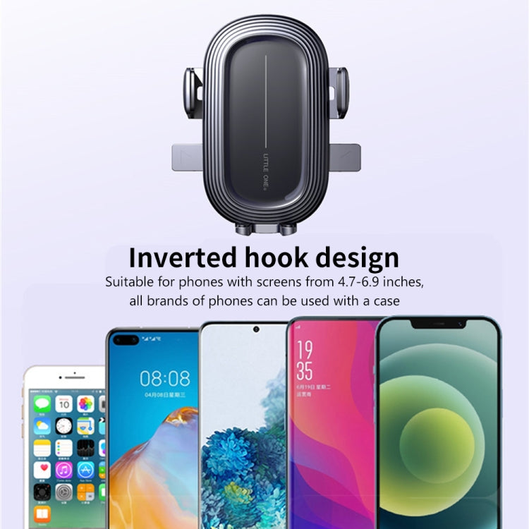 Little One Gravity Car Holder Air Vent Clip Mount Mobile Cell Stand Smartphone GPS Support - Car Holders by PMC TechLife | Online Shopping South Africa | PMC TechLife
