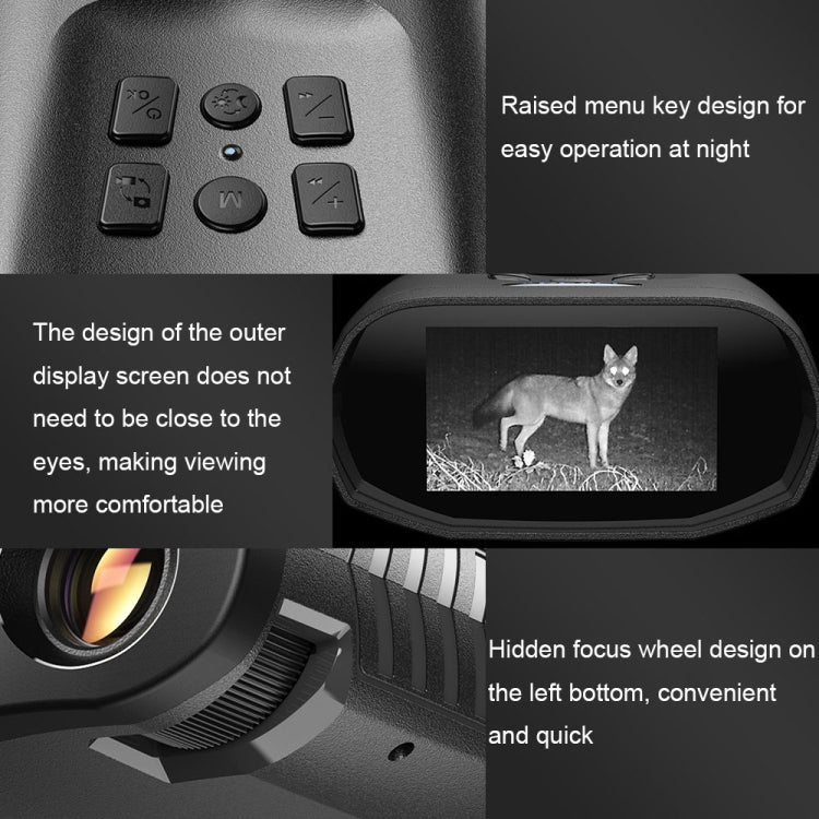 APEXEL 3-inch LCD HD Screen Photo Video Portable Binoculars Digital Infrared Night Vision Device(APL-NV009) - free shipping - PMC TechLife - Order now!