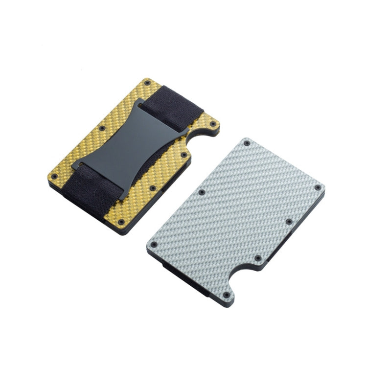 RFID Carbon Fiber Metal Card Holder Multifunctional  Anti-theft Credit Card Box(Black) - Antimagnetic RFID Package by PMC TechLife | Online Shopping South Africa | PMC TechLife | Buy Now Pay Later Mobicred