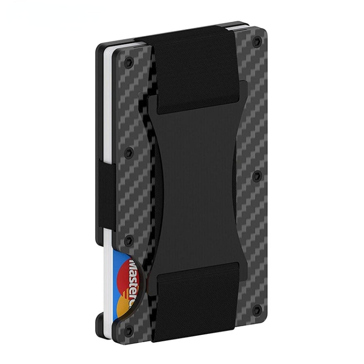 RFID Carbon Fiber Metal Card Holder Multifunctional  Anti-theft Credit Card Box(Gold) - Antimagnetic RFID Package by PMC TechLife | Online Shopping South Africa | PMC TechLife | Buy Now Pay Later Mobicred