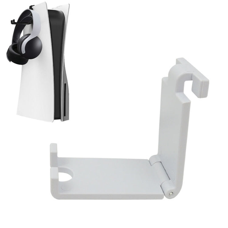 iplay HBP-266 For Sony PS5 Game Console Headphone Storage Side Rack Gamepad Hanger(White) - free shipping - PMC TechLife - Order now!