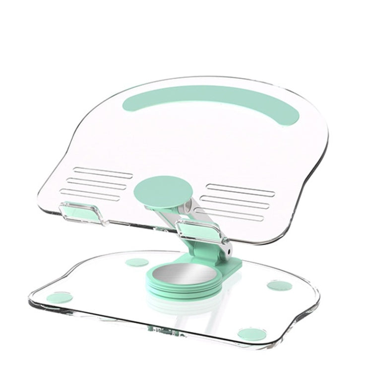 KF-Z11 Acrylic Tablet PC Mobile Phone Bracket Desktop Rotating Foldable Lazy Non-slip Phone Support Frame(Green) - Desktop Holder by PMC TechLife | Online Shopping South Africa | PMC TechLife