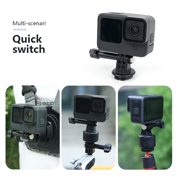 For GoPro/Insta360 GO 3 Action Camera Magnetic Gimbal Base Adapter Accessories(3pcs/set) - Connection Mount by PMC TechLife | Online Shopping South Africa | PMC TechLife
