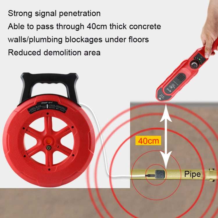 NOYAFA NF-5120 Wall Pipe Blockage Detector Pipe Blockage Detector For Iron/PVC/Cement/Steel Pipes - free shipping - PMC TechLife - Order now!