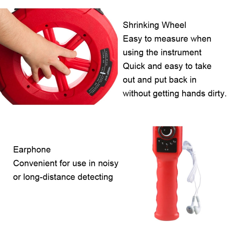 NOYAFA NF-5130 Wall Pipe Blockage Detector Pipe Blockage Detector For Iron/PVC/Cement/Steel Pipes - free shipping - PMC TechLife - Order now!