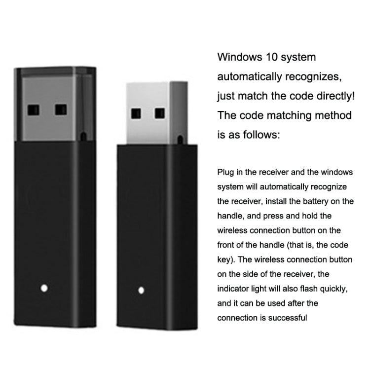 For XBOX ONE Second Generation 2.4G Wireless Receiver Conversion PC Adapter(Black) - Adapter & Cable by PMC TechLife | Online Shopping South Africa | PMC TechLife