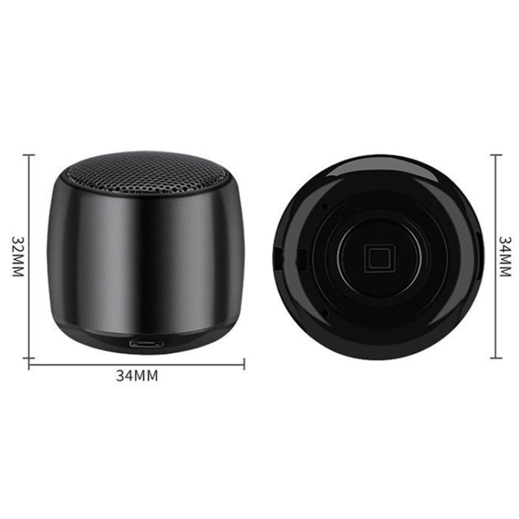 Small TWS Couplet Wireless Bluetooth Speaker Mini Smart Noise Reduction Water-resistant Speaker(Black) - Mini Speaker by PMC TechLife | Online Shopping South Africa | PMC TechLife
