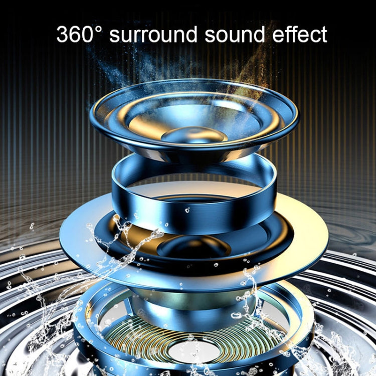 Small TWS Couplet Wireless Bluetooth Speaker Mini Smart Noise Reduction Waterproof Speaker(Gold) - Mini Speaker by PMC TechLife | Online Shopping South Africa | PMC TechLife | Buy Now Pay Later Mobicred