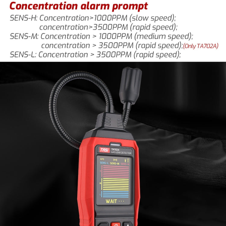 TASI TA702A Simulation Bar Display Cumbelo Gas Detector Portable Gas Testing Instrument Natural Gas Discovery Detective - free shipping - PMC TechLife - Order now!