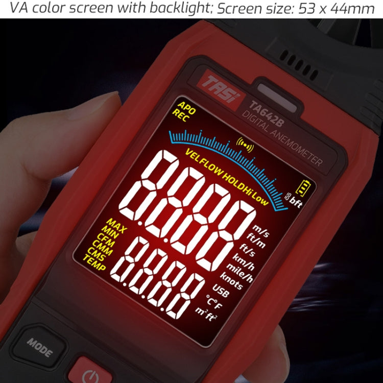 TASI TA642A Portable Digital Wind Speed Meter Air Volume Tester - free shipping - PMC TechLife - Order now!