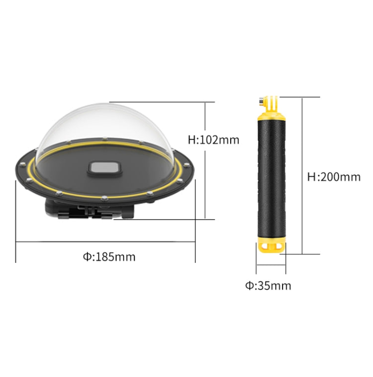 TELESIN 30M Waterproof Case Housing For GoPro Hero11 Black / HERO10 Black / HERO9 Black - free shipping - PMC TechLife - Order now!