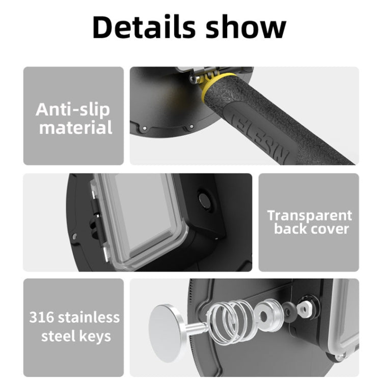 TELESIN 30M Waterproof Case Housing For GoPro Hero11 Black / HERO10 Black / HERO9 Black - free shipping - PMC TechLife - Order now!