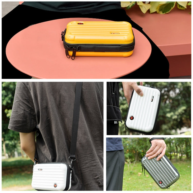 For Insta360 GO 3 AMagisn Hard Shell Storage Bag Waterproof Bag(Pearl White) - free shipping - PMC TechLife - Order now!