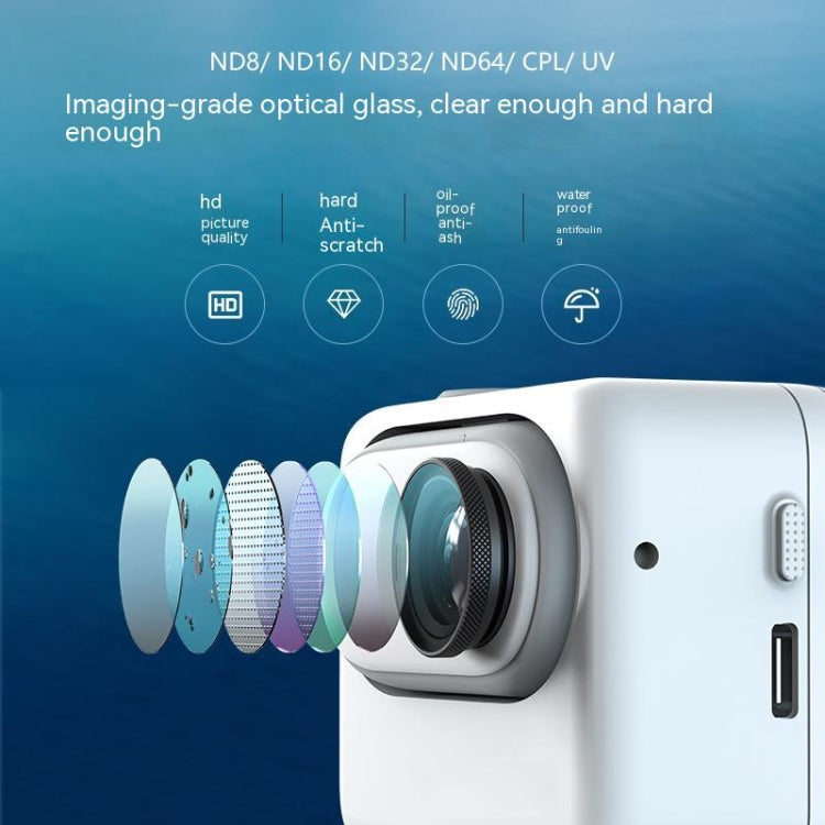 For Insta360 Go 3/Go 2 aMagisn Lens Filters Waterproof Filter, Spec: ND64 - free shipping - PMC TechLife - Order now!