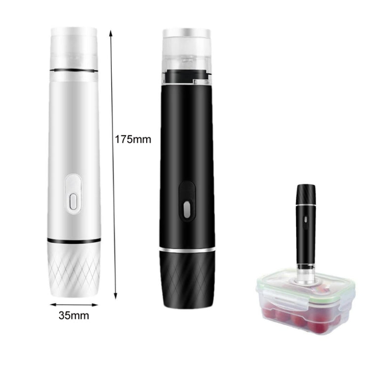 Handheld Vacuum Machine Rechargeable Food Preservation Compression Storage Machine(Black) - free shipping - PMC TechLife - Order now!