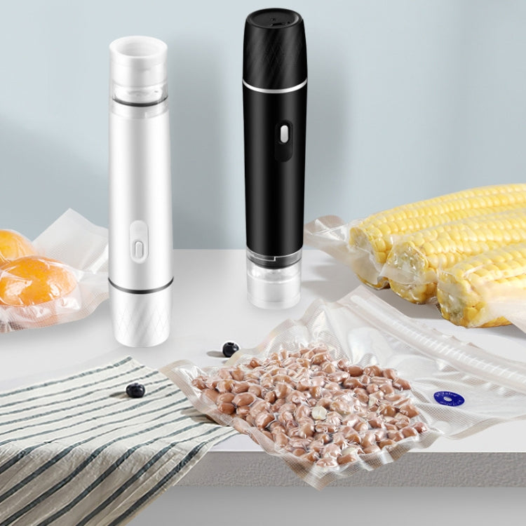 Handheld Vacuum Machine Rechargeable Food Preservation Compression Storage Machine(Black) - free shipping - PMC TechLife - Order now!