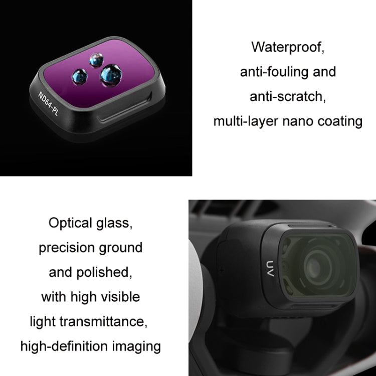 For DJI MINI3/MINI 3PRO BRDRC Filter Protective Glass, Style: 4pcs/set UV+ND8PL+ND16pl+ND32PL - Other by BRDRC | Online Shopping South Africa | PMC TechLife | Buy Now Pay Later Mobicred