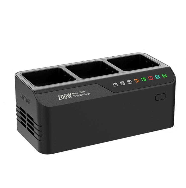 For DJI Mavic 3 Series LKTOP 200W 3-Channel Battery Charger EU Plug - free shipping - PMC TechLife - Order now!