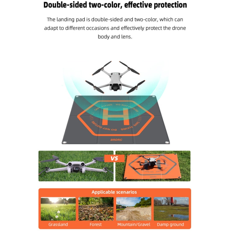 For DJI Mavic MINI 3PRO/AIR3/Avata BRDRC Drone Landing Pad, Size: 50x50cm - free shipping - PMC TechLife - Order now!