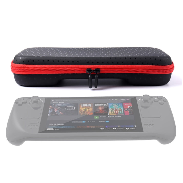 For Steam Deck Game Console Storage Bag Waterproof and Drop-proof with Interlayer(Black) - Accessories by PMC TechLife | Online Shopping South Africa | PMC TechLife