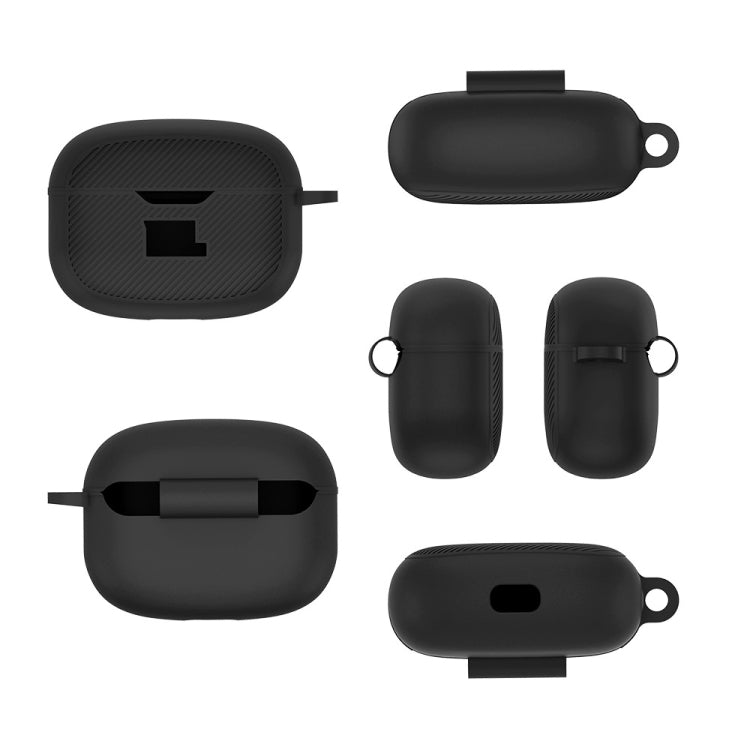 For JBL Vibe Beam Headphone Silicone Waterproof Dustproof Protective Case(Black) - free shipping - PMC TechLife - Order now!