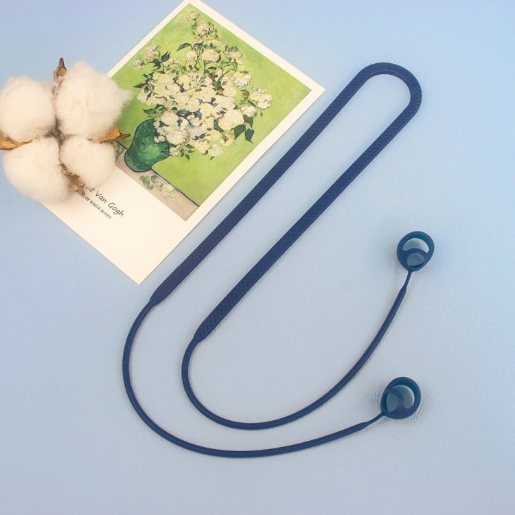 For Anker Soundcore Space A40 2pcs Headphones Silicone Anti-Lost Cord(Blue) - Anti-lost & Holder by PMC TechLife | Online Shopping South Africa | PMC TechLife