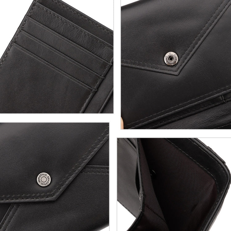 HUMERPAUL RFID Anti-Magnetic Lady Leather Wallet Buckle Card Coin Purse(Red) - free shipping - PMC TechLife - Order now!