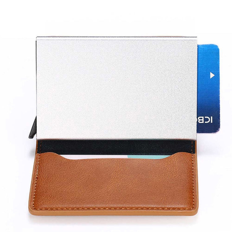 HUMERPAUL RFID Anti-Magnetic Automatic Card Set Credit Card Box Coin Bag(Blue) - Antimagnetic RFID Package by HUMERPAUL | Online Shopping South Africa | PMC TechLife | Buy Now Pay Later Mobicred