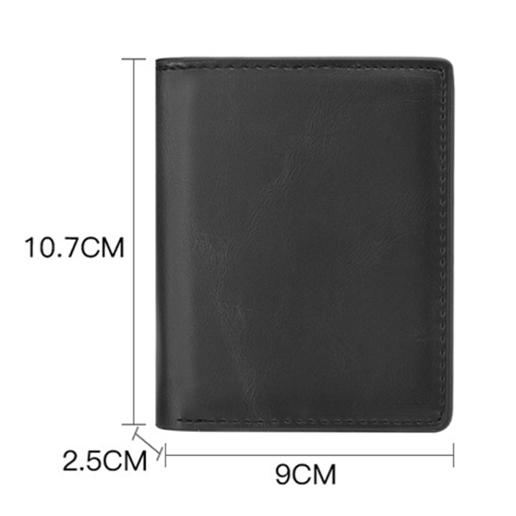 RFID Anti-Theft Short Wallet Automatic Pop-Up Aluminum Alloy Antimagnetic Card Holder(Black) - Antimagnetic RFID Package by PMC TechLife | Online Shopping South Africa | PMC TechLife | Buy Now Pay Later Mobicred