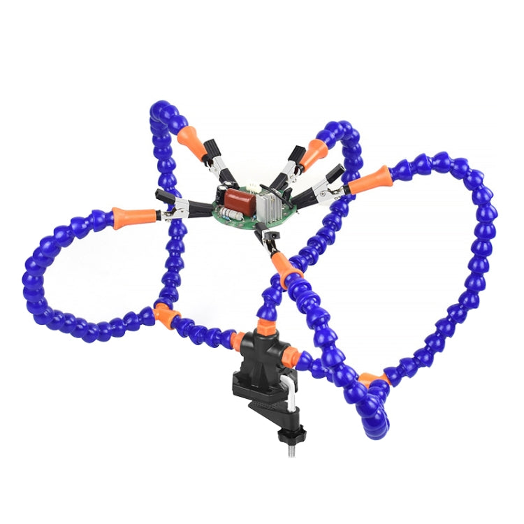 Phone PCB Circuit Board Repair Fixed Folder Welding Assisted DIY Model Clamping Tool, Style: 5 Claws (Blue) - free shipping - PMC TechLife - Order now!