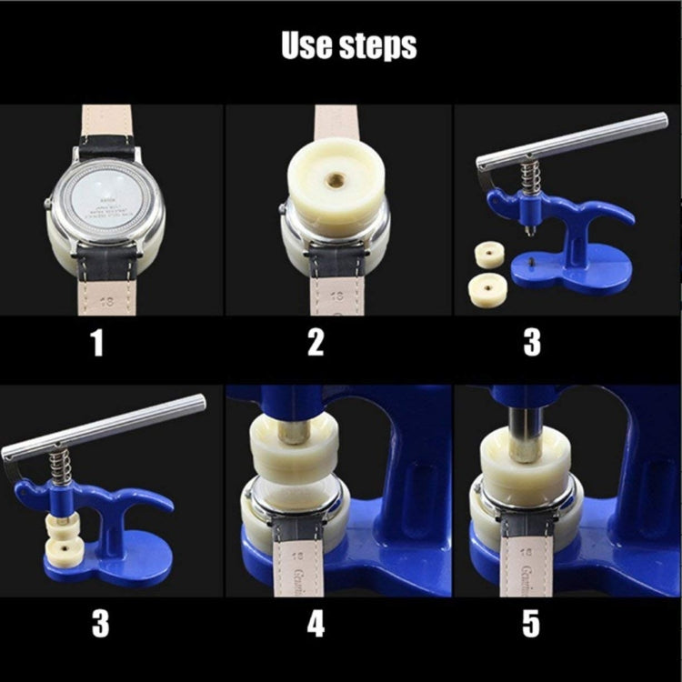 8 In 1 Desktop Watch Gland Watch Press Cover Mold Watch Repair Tool - Watch Repair Tools by PMC TechLife | Online Shopping South Africa | PMC TechLife | Buy Now Pay Later Mobicred