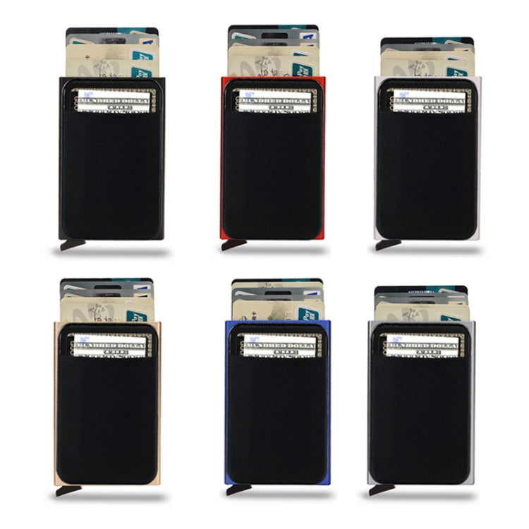 RFID Short Metal Card Case Credit Card Holder Wallet(Black) - Antimagnetic RFID Package by PMC TechLife | Online Shopping South Africa | PMC TechLife | Buy Now Pay Later Mobicred
