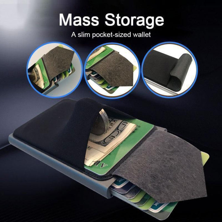 RFID Short Metal Card Case Credit Card Holder Wallet(Green) - free shipping - PMC TechLife - Order now!