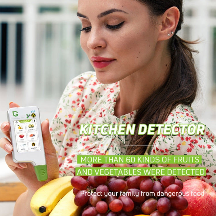 Greentest ECO6 Vegetable, Fruit, Meat Food Nitrate Water Quality Nuclear Radiation Environmental Detector, EU Plug(Black) - free shipping - PMC TechLife - Order now!