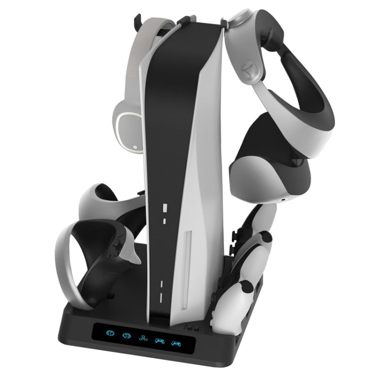 For PSVR2 / PS5 Gamepad Seat Charger With Display Light Multi-Functional Heat Dissipation Base - Holder by PMC TechLife | Online Shopping South Africa | PMC TechLife