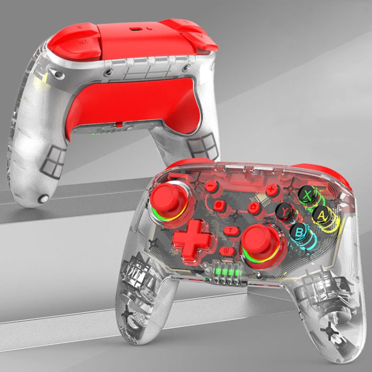 For PS3 / PS4 Dual Vibration Wireless Gamepad With RGB Lights(Red) - Gamepads by PMC TechLife | Online Shopping South Africa | PMC TechLife