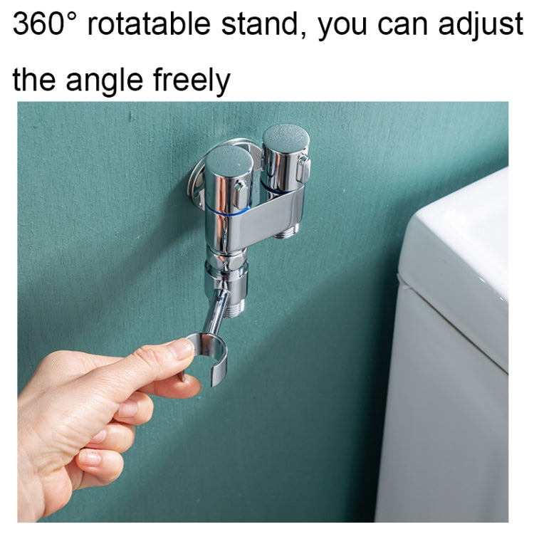 Toilet Mate Booster Flusher Toilet Cleaning Shower Set ?, Specification: Electroplated Copper Model - Shower Head by PMC TechLife | Online Shopping South Africa | PMC TechLife