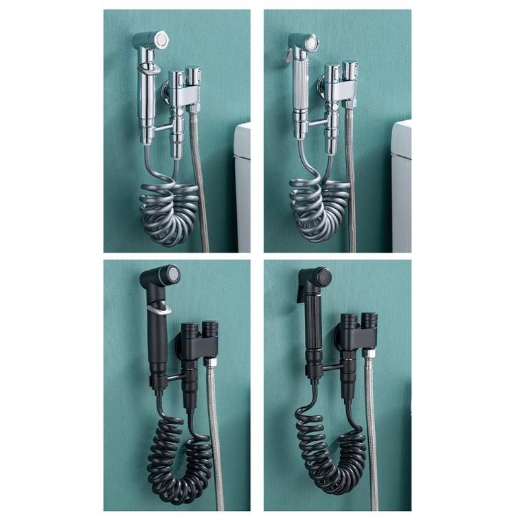 Toilet Mate Booster Flusher Toilet Cleaning Shower Set ?, Specification: Electroplated Copper Model - Shower Head by PMC TechLife | Online Shopping South Africa | PMC TechLife