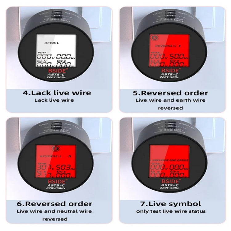 BSIDE ASTS Circuit Analyzer Plug Power Tester UK Plug - free shipping - PMC TechLife - Order now!