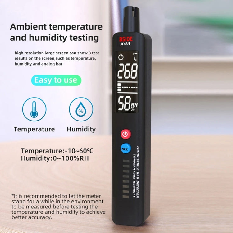 BSIDE X4A Portable Combustible Gas Detector Gas Leakage Alarm - free shipping - PMC TechLife - Order now!