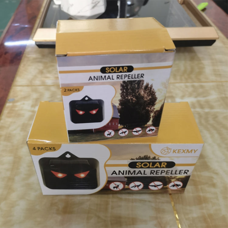 4pcs /Box Solar Animal Repeller Waterproof Animal Deterrent with Red LED Light - Outdoor Insect Repellent by PMC TechLife | Online Shopping South Africa | PMC TechLife | Buy Now Pay Later Mobicred