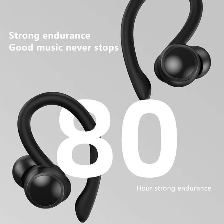 TWS Ear-Mounted LED Digital Display Noise Reduction Bluetooth Earphones With Power Bank Function(Blue) - free shipping - PMC TechLife - Order now!