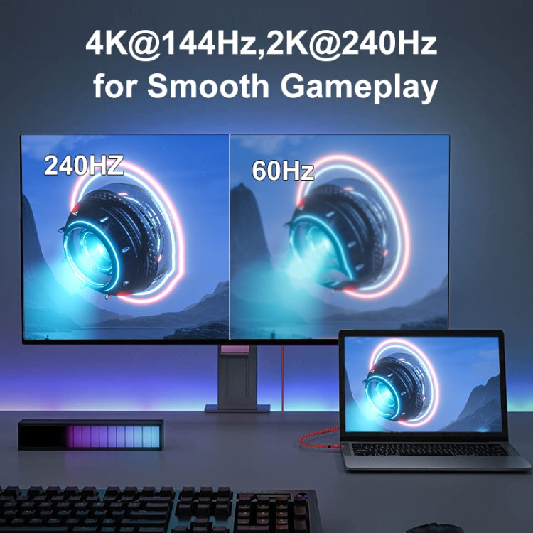 1m Version 2.1 Mini DP To DP Cable Monitor Computer Video Adapter Cable 30AWG OD6.3MM -  by PMC TechLife | Online Shopping South Africa | PMC TechLife | Buy Now Pay Later Mobicred