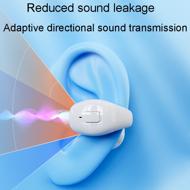 Clip-On Single Ear Bluetooth Earphone Wireless Earphone For Sports And Gaming, Packing: Box(White) - Bluetooth Earphone by PMC TechLife | Online Shopping South Africa | PMC TechLife | Buy Now Pay Later Mobicred